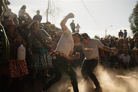 Once a Year, People in a Peruvian Town Settle Conflict By .